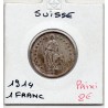 Suisse 1 franc 1914 Sup+, KM 24 pièce de monnaie