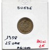 Suède 25 Ore 1958 Sup, KM 824 pièce de monnaie