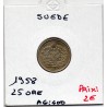 Suède 25 Ore 1958 Sup, KM 824 pièce de monnaie