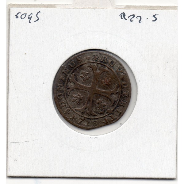 Suisse Canton Berne 1/2 Batzen 1718 TB, KM 91 pièce de monnaie