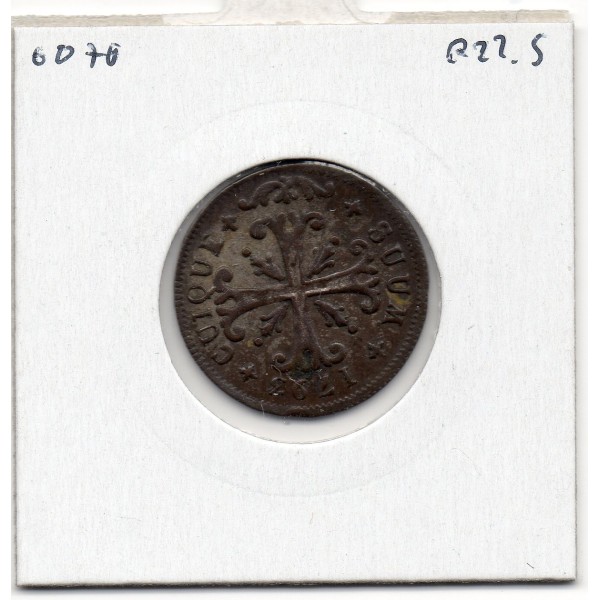 Suisse Canton Neuchatel 1/2 Batzen 1793 Sup-, KM 47 pièce de monnaie