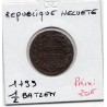 Suisse République Helvete 1/2 batzen 1799 TTB+, KM A5 pièce de monnaie