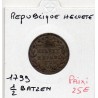 Suisse République Helvete 1/2 batzen 1799 TTB+, KM A5 pièce de monnaie