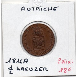 Autriche 1/2 kreuzer 1816 A Vienne Sup-, KM 2110 pièce de monnaie