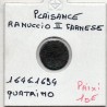 Italie Plaisance 1 Sesino 1646-1694 B, KM 19 pièce de monnaie