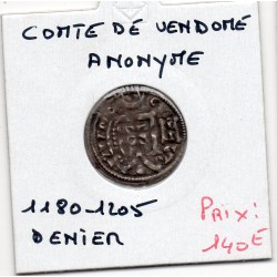 Vendomois, Comté de Vendome, anonyme (1180-1205) Denier