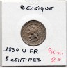 Belgique 5 centimes 1894 en Français Sup, KM 40 pièce de monnaie