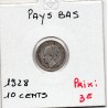 Pays Bas 10 cents 1928 TTB, KM 163 pièce de monnaie