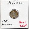 Pays Bas 10 cents 1917 Sup, KM 145 pièce de monnaie