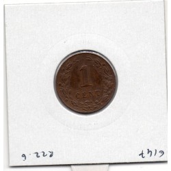 Pays Bas 1 cent 1881 Sup, KM 107 pièce de monnaie