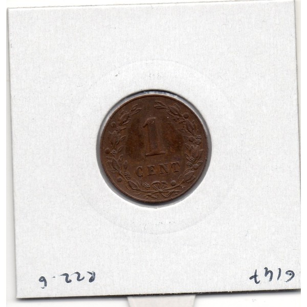 Pays Bas 1 cent 1881 Sup, KM 107 pièce de monnaie
