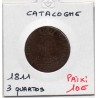 Catalogne Barcelone 3 Quartos 1811 TB+, KM 126 pièce de monnaie