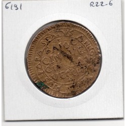 Vatican Vecchia 5 Baiocchi ou Madonnina 1797 TB+, KM 12 pièce de monnaie