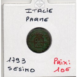 Italie Parme 1 Sesino 1793 TB, KM C3 pièce de monnaie
