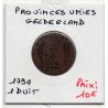 Provinces Unies Gelderland 1 Duit 1794 TB, KM 108 pièce de monnaie