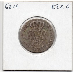 Espagne 4 reales 1823 B, KM 562 pièce de monnaie