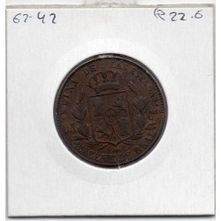 Espagne 25 centimos 1862 Sup-, KM 615 pièce de monnaie