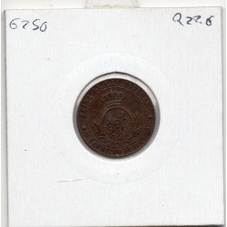 Espagne 1 centimo 1867 étoile 8 branches Sup-, KM 633.1 pièce de monnaie