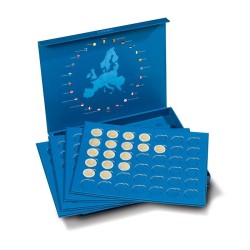 Coffret Presso pour 168 pièces euros en 4 plateaux de 2€ de collection