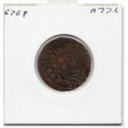 Espagne Philippe IV 16 maravedis 1663 My Madrid TB- KM 172.5 pièce de monnaie