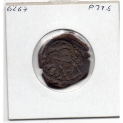 Espagne Philippe IV 8 maravedis 1658 contremarqué TTB Calico 399 pièce de monnaie