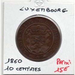 Luxembourg 10 centimes 1860...