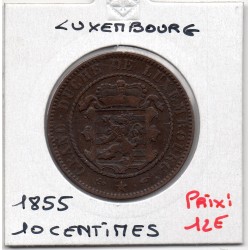 Luxembourg 10 centimes 1855...