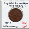 Navarre ferdinand VII 3 Maravedis 1825 PP TTB pièce de monnaie