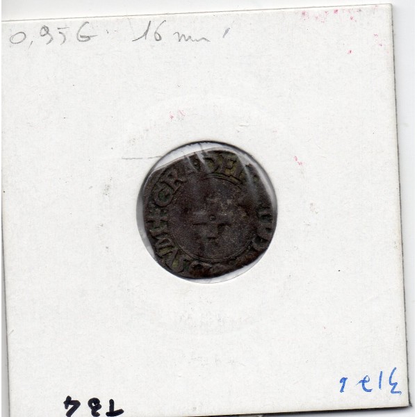 Navarre Henri d'Albret liard 1541 TTB pièce de monnaie