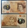 Grande Bretagne Pick N°395a, TTB Billet de banque de 10 livres 2016