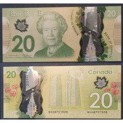 Canada Pick N°108a neuf, Billet de banque de 20 dollar 2012