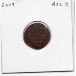 Rostock 1 pfennig 1798 TTB KM 129 pièce de monnaie