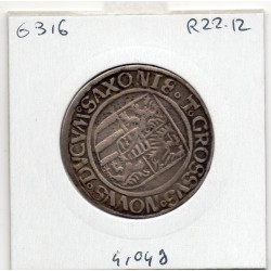 Saxe Gros a l'Ange Friedrich III 1500-1507 TTB pièce de monnaie