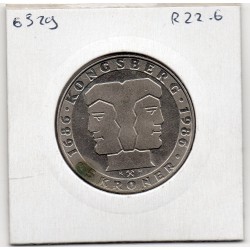 Norvège 5 Kroner 1986 Spl, KM 428 pièce de monnaie