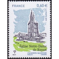 Timbre France  Yvert No 4613 Eglise Notre Dame de Royan
