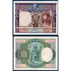 Espagne Pick N°70c Sup, Billet de banque de 1000 pesetas 1925