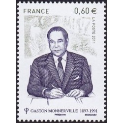 Timbre France Yvert No 4628 Gaston Monnerville