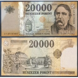 Hongrie Pick N°207a, TTB Billet de banque de 20000 Forint 2015