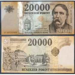 Hongrie Pick N°207a, TTB Billet de banque de 20000 Forint 2015