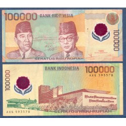 Indonésie Pick N°140, Billet de banque de 100000 Rupiah 1999