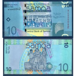 Samoa Pick N°39b, Billet de banque de 10 Tala 2017
