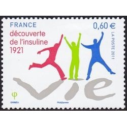 Timbre France Yvert No 4630 La découverte de l'insuline