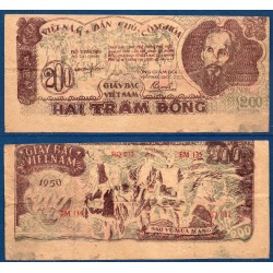 Viet-Nam Nord Pick N°34a, TTB Billet de banque de 200 dong 1950