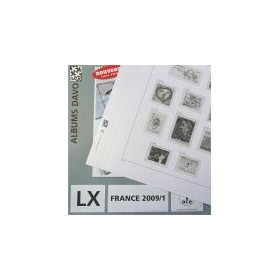 France Luxe LX 2022 2eme semestre avec pochettes, timbres, blocs et carnets, préimprimées DAVO