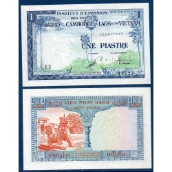 Indochine Pick N°105, Billet de banque de 1 piastre 1954