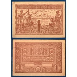 AOF Pick 34b, TTB Billet de banque de 1 Franc CFA 1944