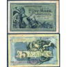 Allemagne Pick N°8a, TB Billet de banque de 5 Mark 1904