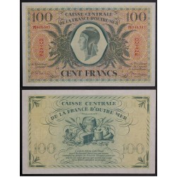 Guyane Française Pick N°17a, Sup- Billet de banque de 100  francs 1944