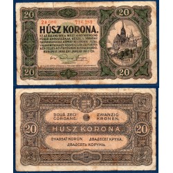 Hongrie Pick N°61, B Billet de banque de 20 korona 1920