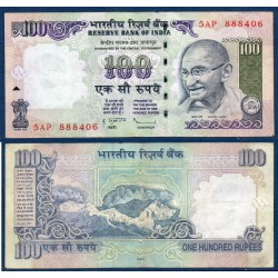 Inde Pick N°98t, TTB Billet de banque de 100 Ruppes 2009 sans plaque